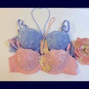 🎀Beaute express sexy push up fashion lace Bras
